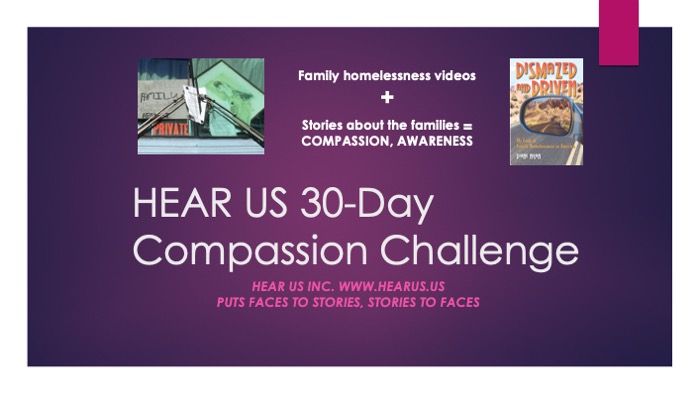HEAR US 30 day compassion challenge
