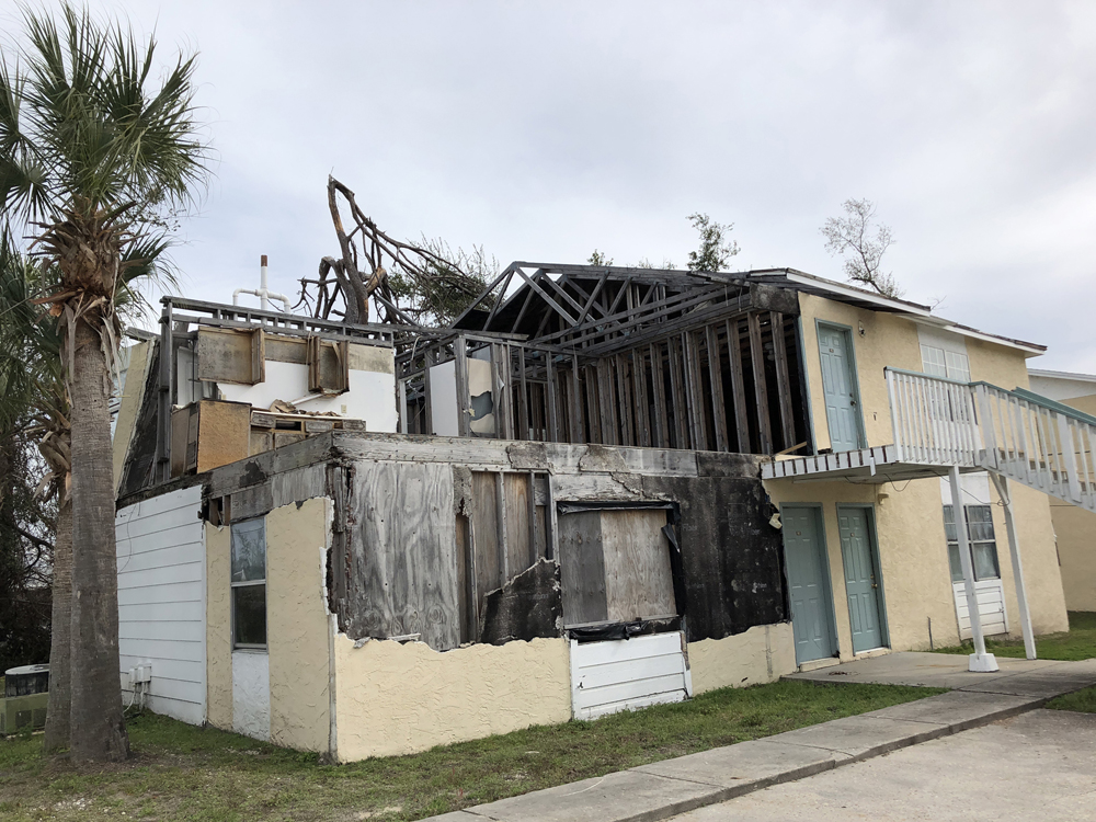 hurricane michael destroyed apartment