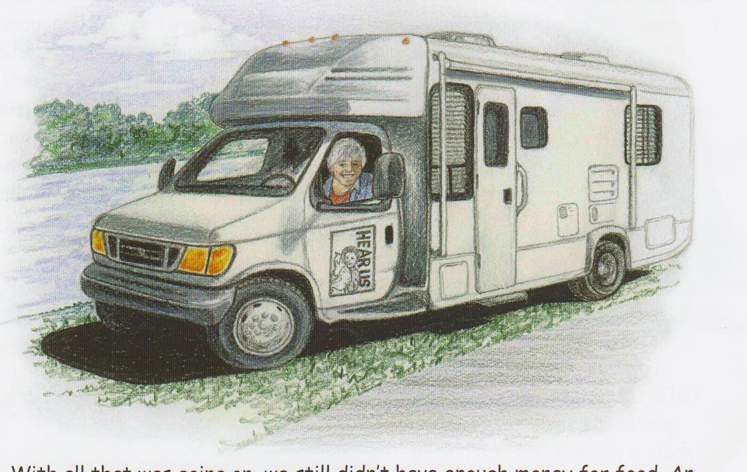 artistic rendition of Diane's van